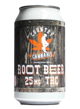 Country Cannabis - Country Cannabis - Root Beer Soda (25mg) 12fl oz