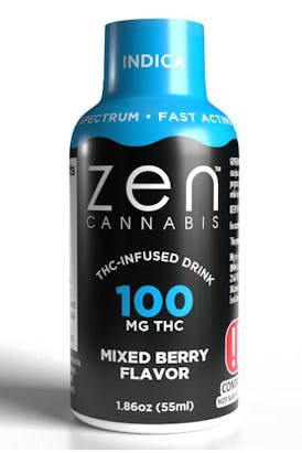 ZEN - Indica Mixed Berry 100mg Drink