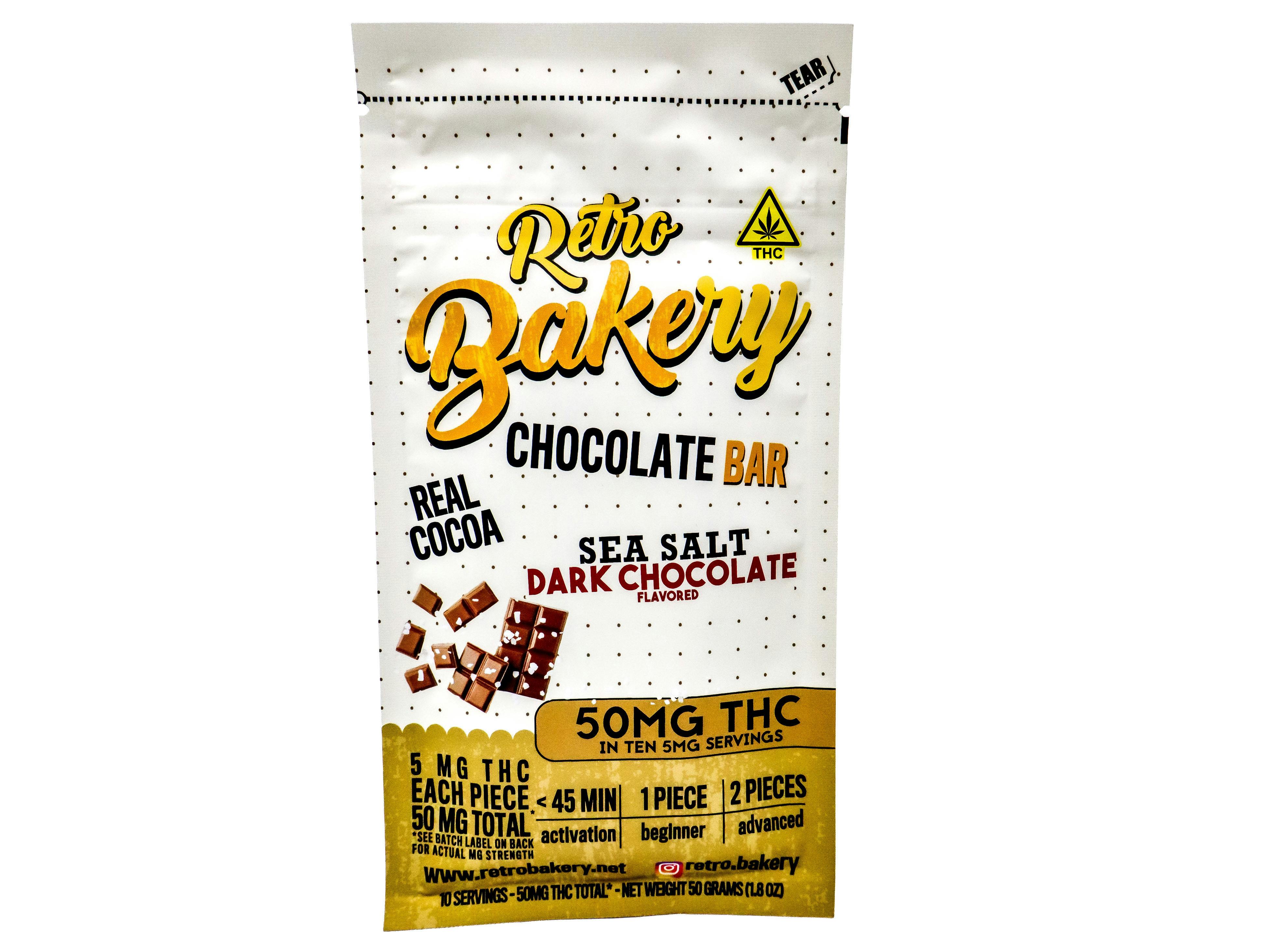 RBR Dark Chocolate Sea Salt Bar 10pk 50mg THC 5348494170