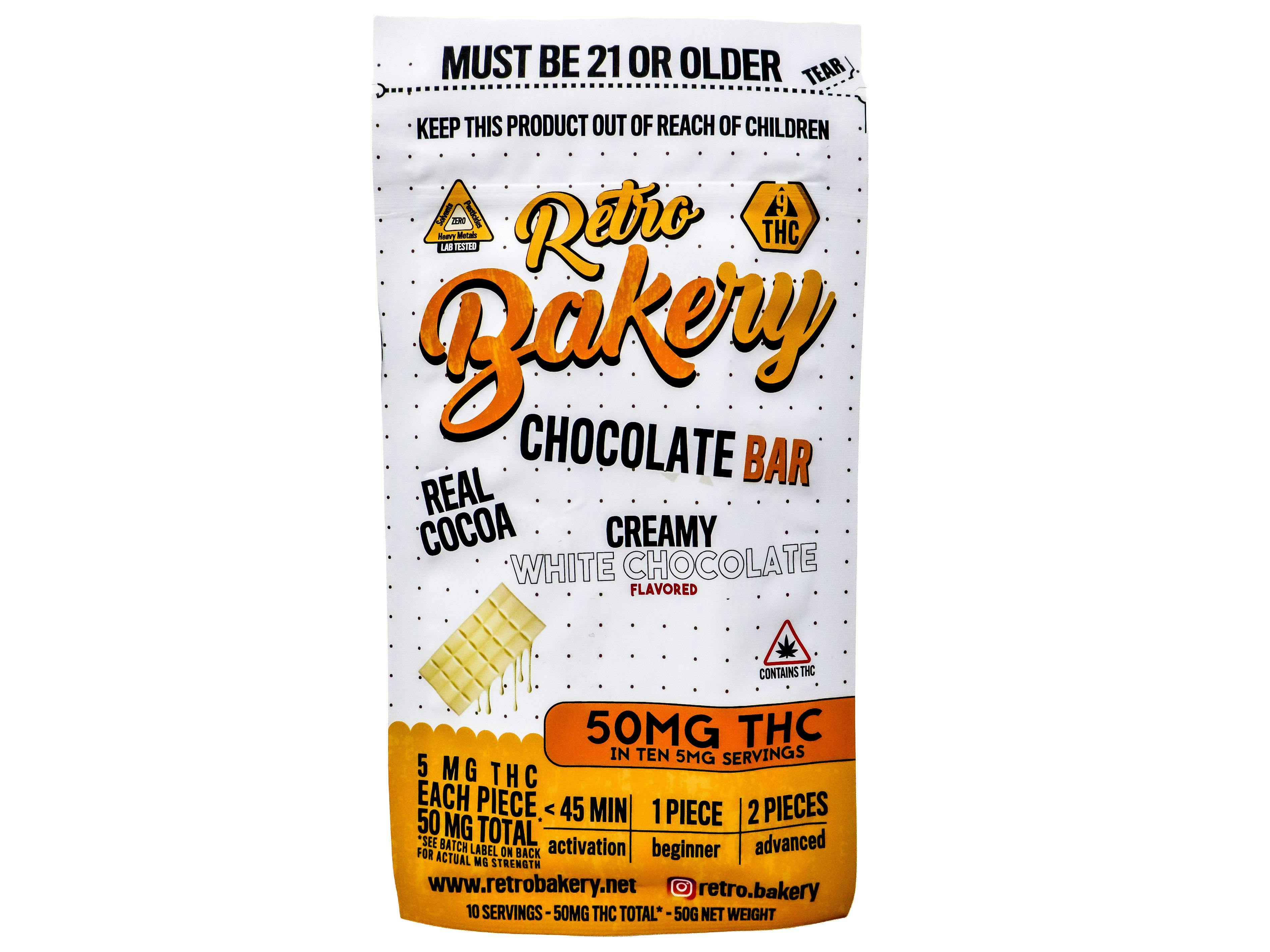 RBR Creamy White Chocolate Bar 10pk 50mg THC 2330841380 at La Canna - Legal Cannabis Store 21+