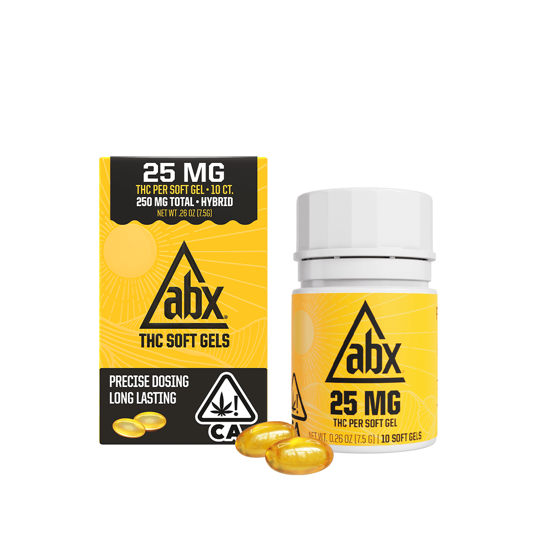 ABX - 25mg THC Soft Gels - 10ct