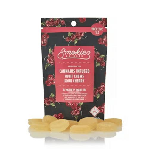 Smokiez | Sweet Cherry 1:2 THCV:THC Gummies | 100mg | 10ct | 10mg/ea