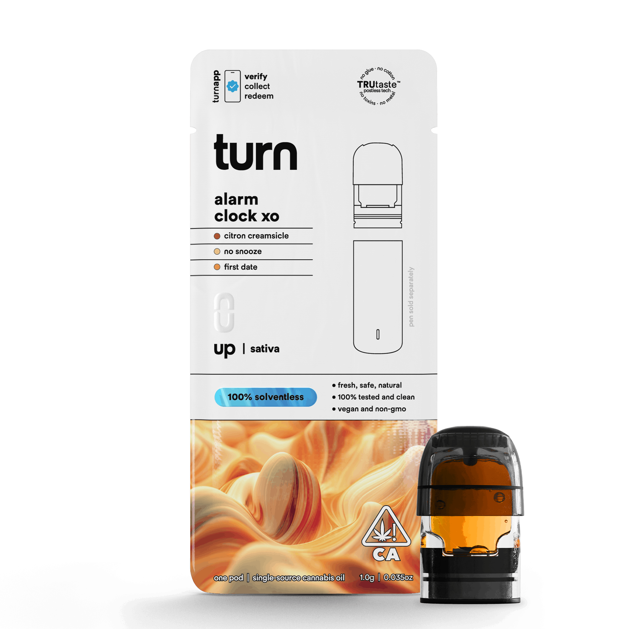 .5g Solventless Vape Pod Turn - Banana Honeycomb