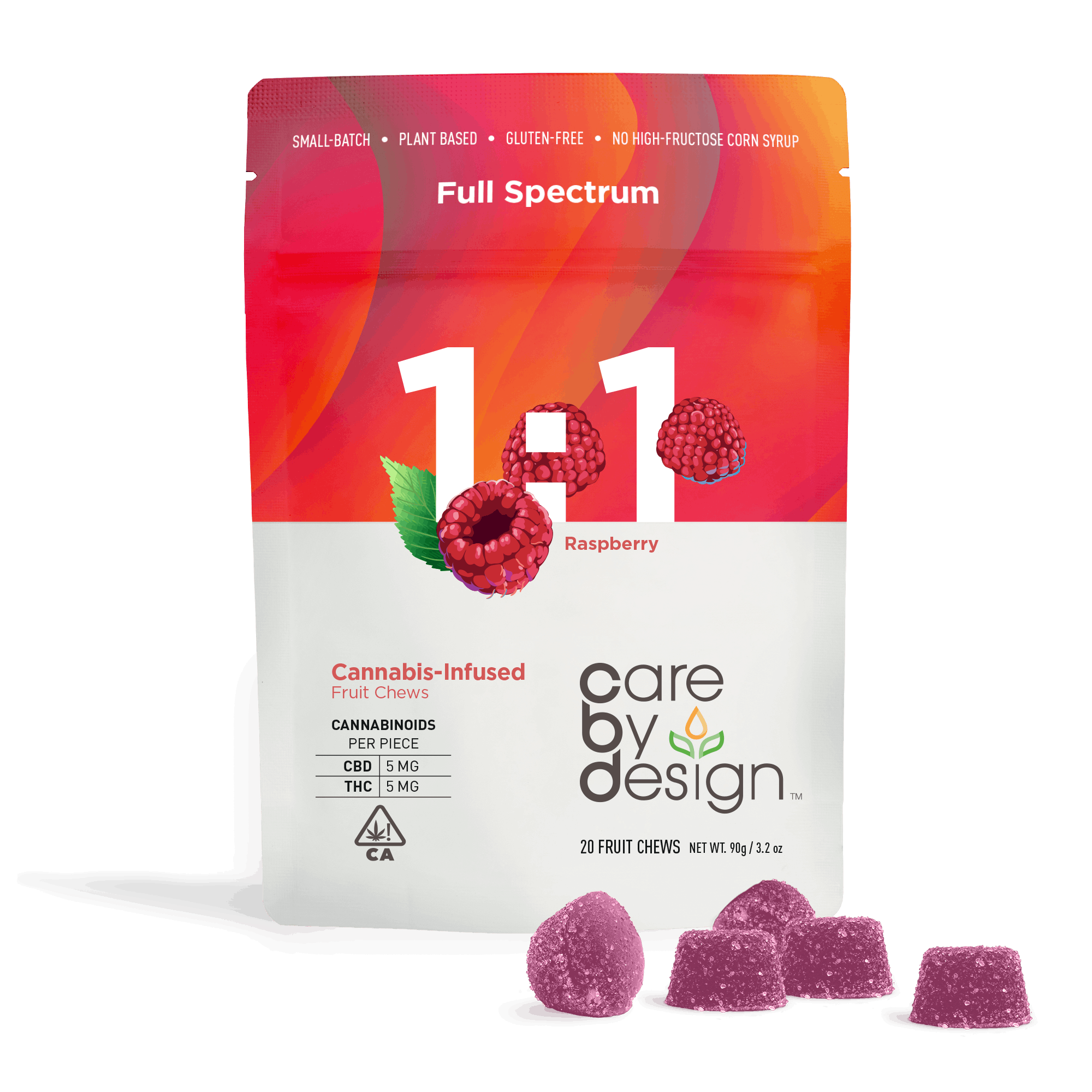 100mg Edible Care by Design - 18:1 Mixed Berry