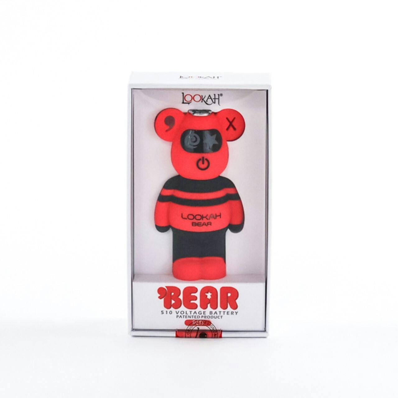 Lookah | Bear 500mAh Variable Voltage 510 Battery | Red