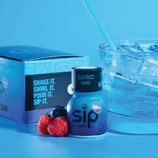 Sip Elixirs | THC Shot | Blue Razz Energy 100mg