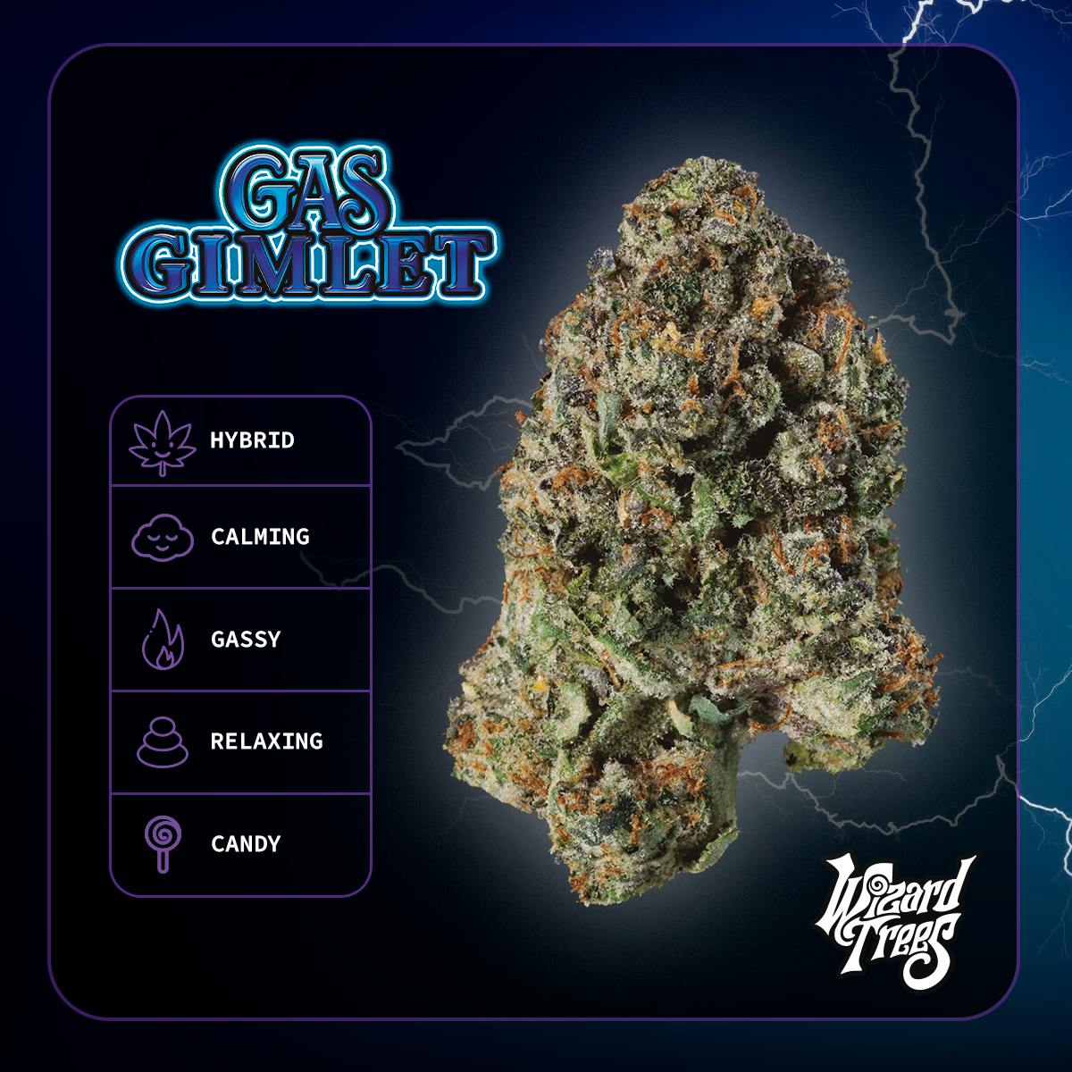 WIZARD TREES - INDOOR FLOWER - GAS GIMLET - 3.5G