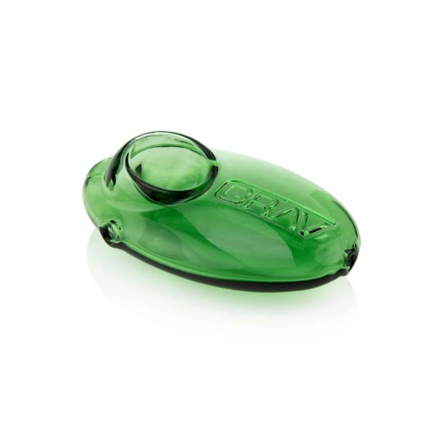PIPE | SANDBLASTED PEBBLE SPOON | LAKE GREEN