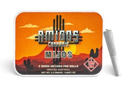 Amigos Cannabis Mijos (5 Rosin Infused Indica Pre Rolls)
