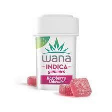 WANA - Raspberry Limeade Indica Organic HD Gummies 310 MG