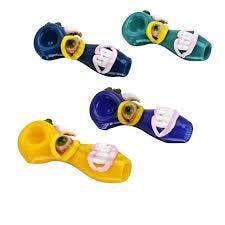 Alive Eyes & Teeth Pipe | Blue