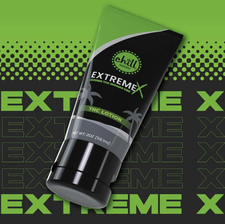 Topical | Extreme X | 1:1 THC:CBD 4000mg | Chill Lotion