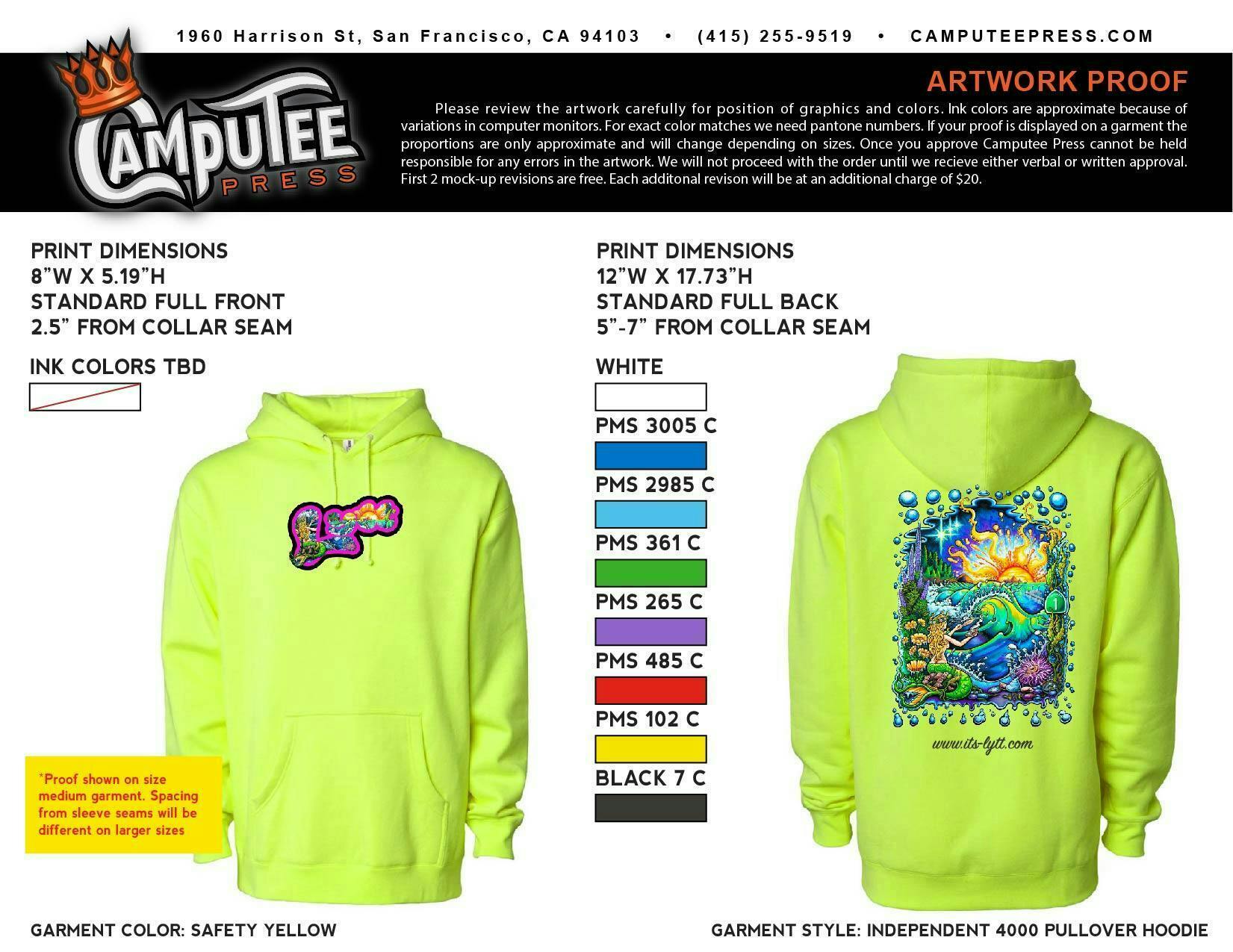 Lytt - Lytt Pull Over Hoodie
