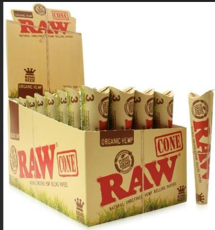 RAW - Organic Cones 3pk King Size at Lytt Pacifica - Best Weed Dispensary & Fastest Weed Delivery in SF Peninsula