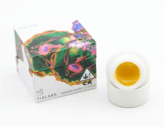 710 Labs - Garlic Cocktail #7 + Lemon Heads #4 1g Live Rosin Badder - Rosin