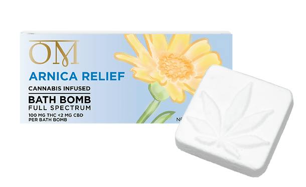 OM Brand - Arnica Relief Bath Bomb