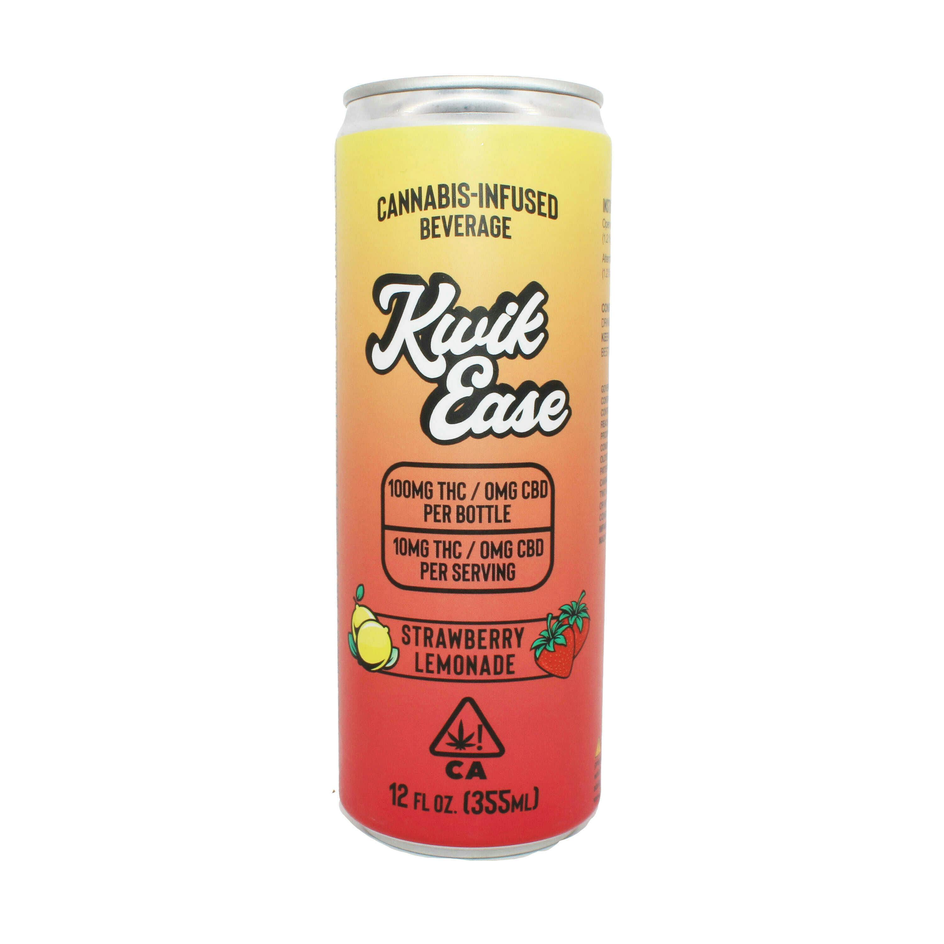 Manzanita Naturals - Strawberry Lemonade Kwik Ease 100mg