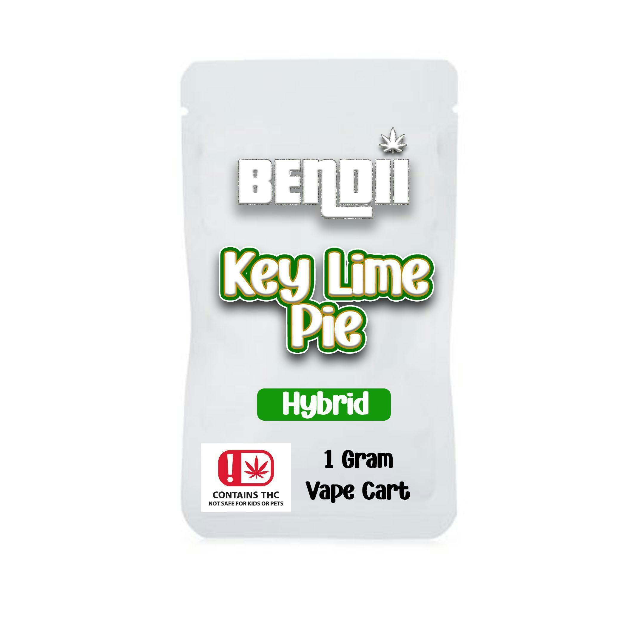 Bendii - 1G Vape Cart - Key Lime Pie