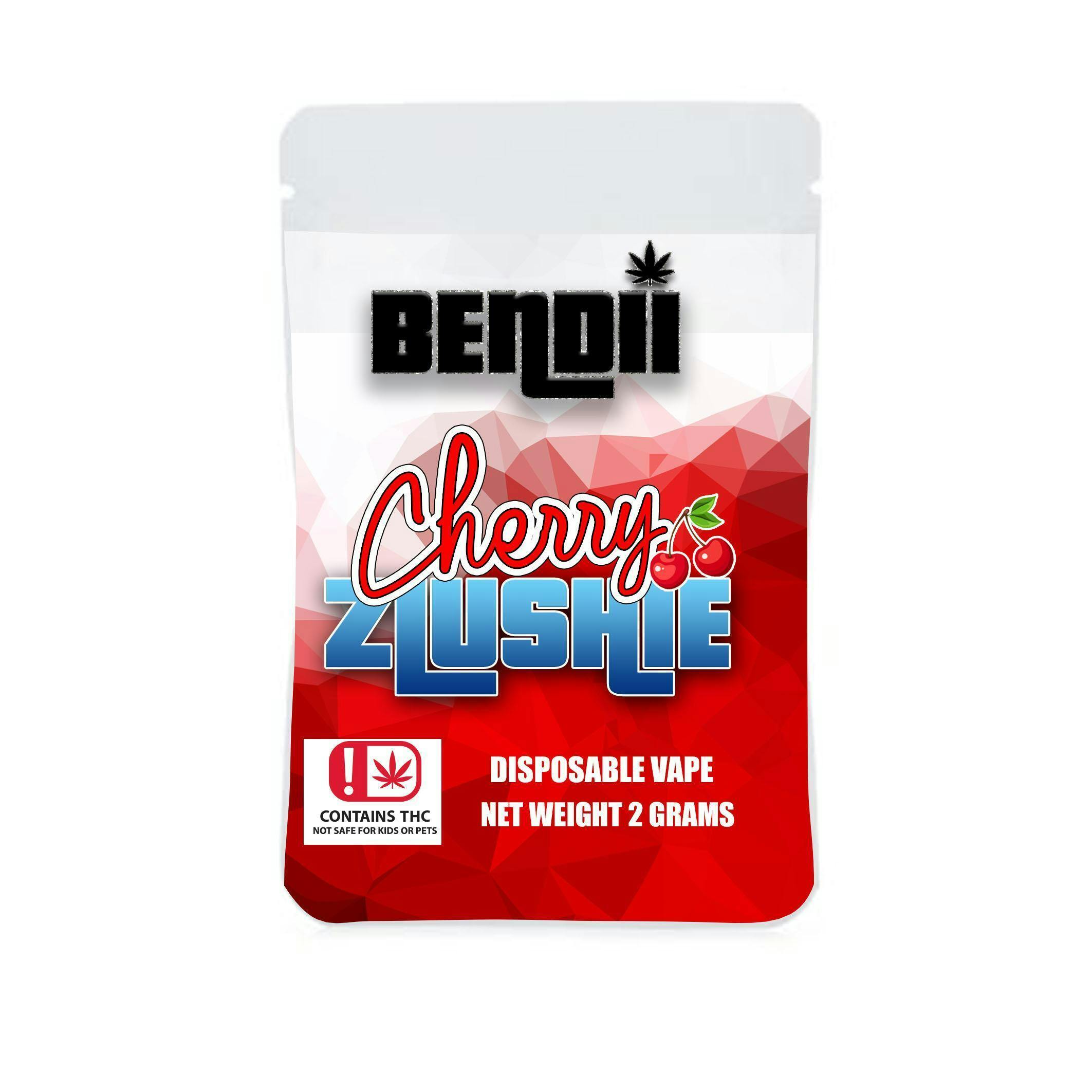 Bendii - Disposable 2g Vape - Cherry Zlushie