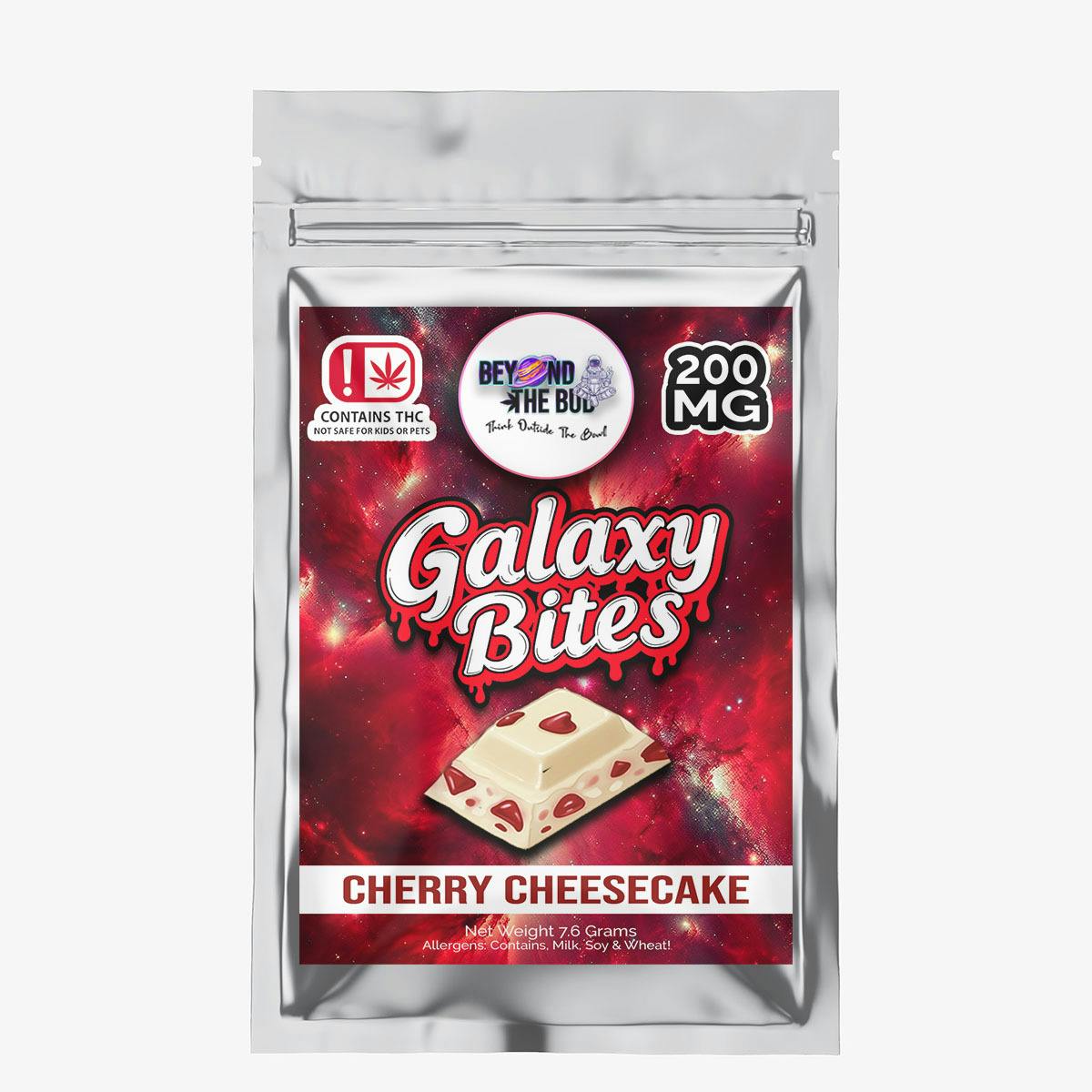 Beyond The Bud - Galaxy Bites - Cherry Cheesecake 200mg by Beyond The Bud