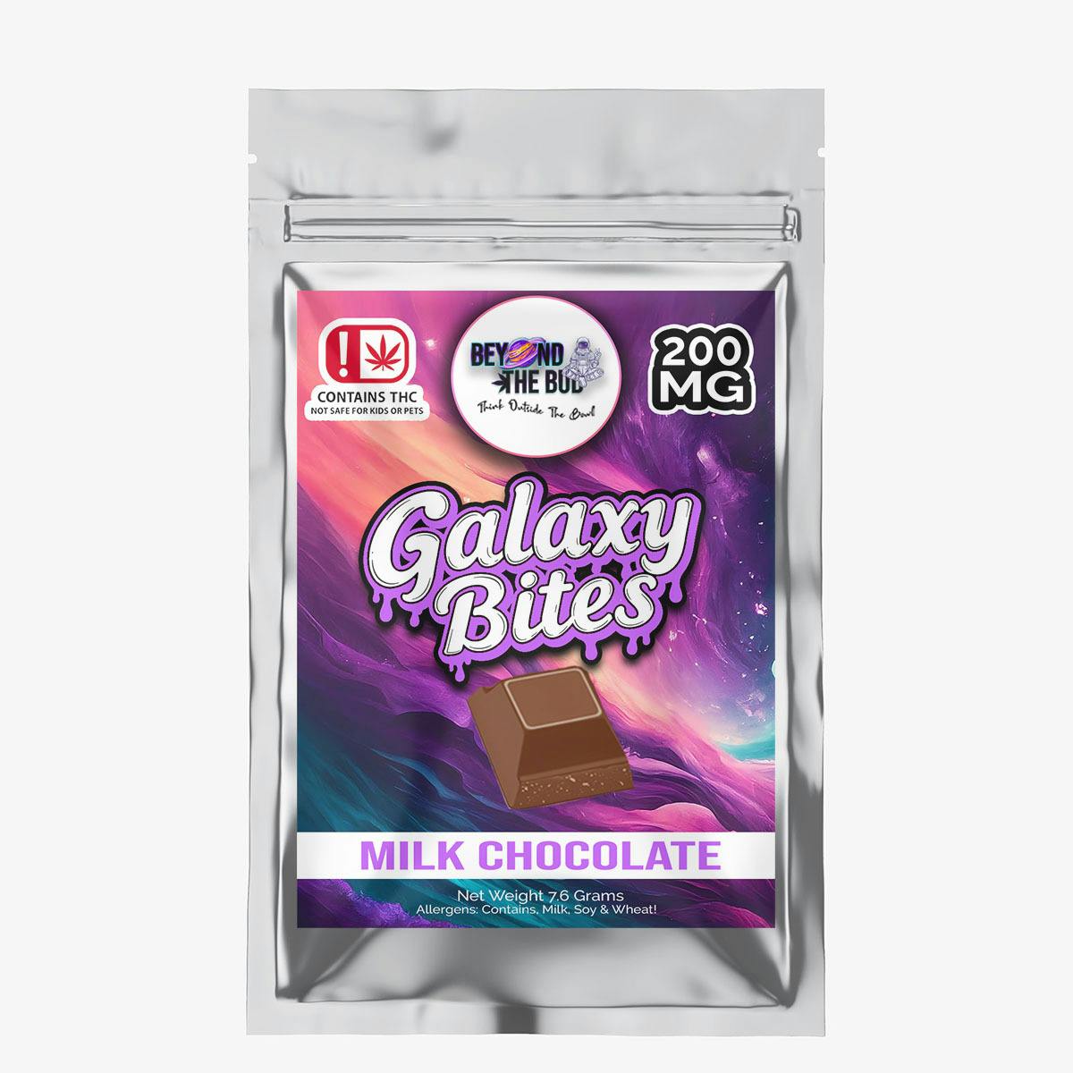 Beyond The Bud - Galaxy Bites - Milk Chocolate 200mg by Beyond The Bud