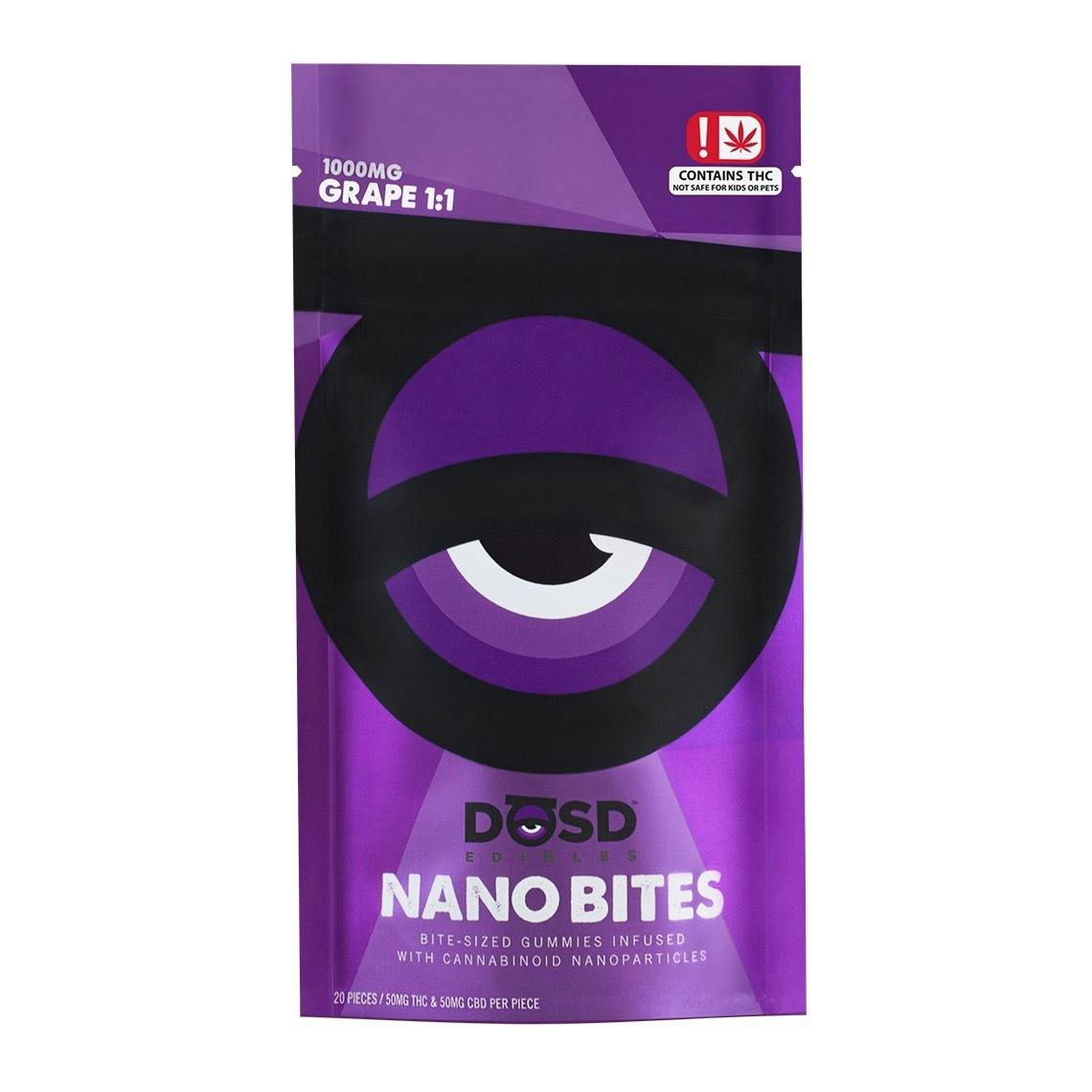 DOSD - Grape 1:1 - Sativa - 1000mg by DOSD