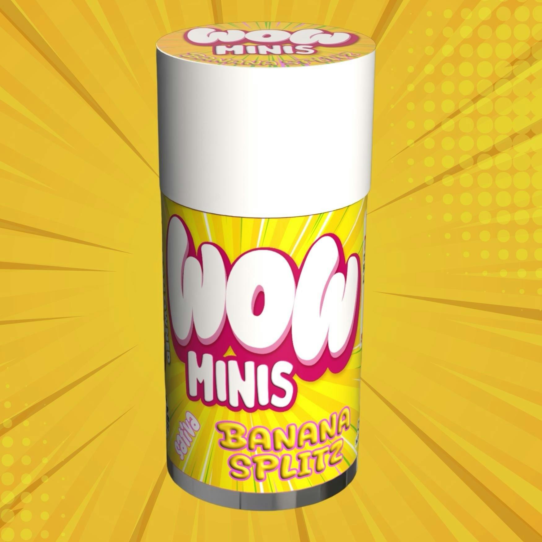 WOW | 7 Pack | 0.7G | Banana Splitz by WOW