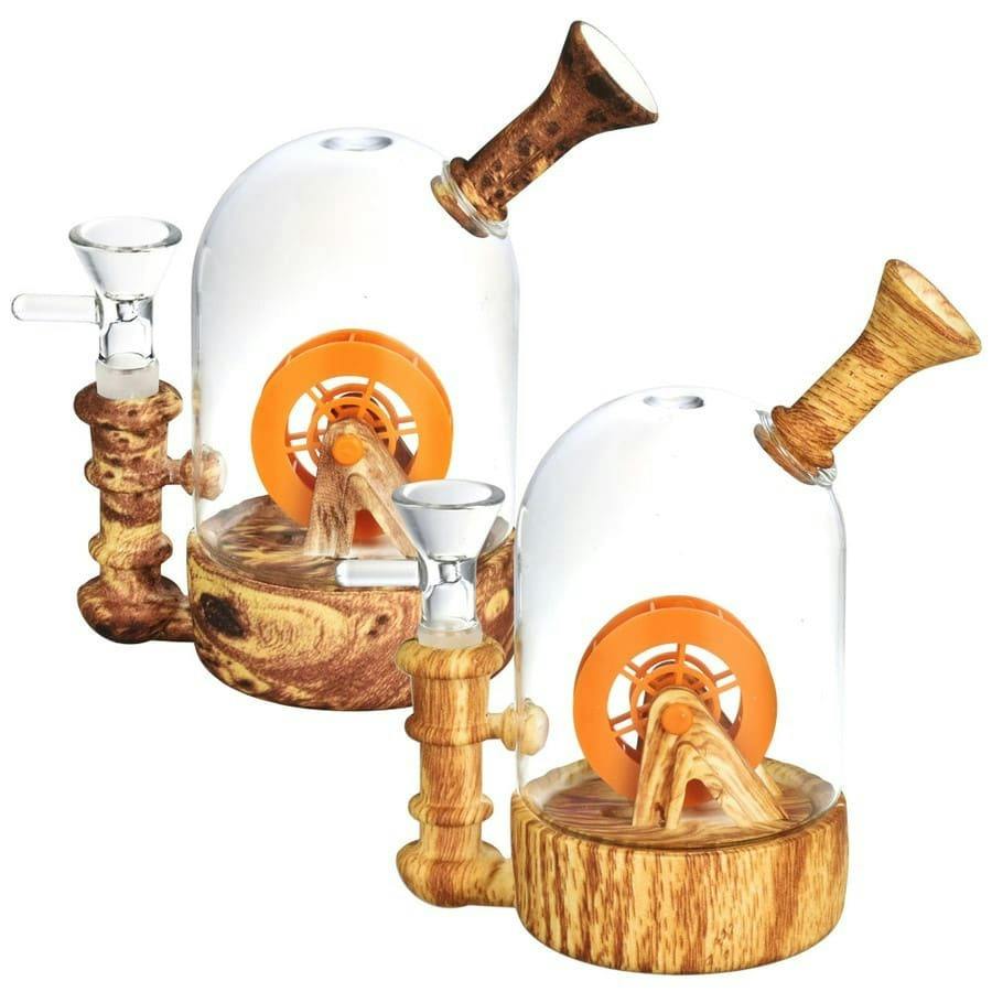 WATERWHEEL BELL JAR WATER PIPE - Assorted