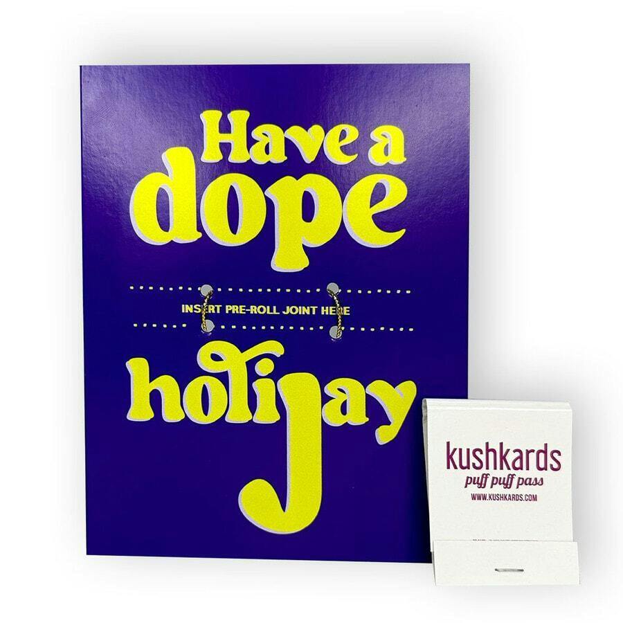 KushKards Pre-Roll Card - Have A Dope Holijay