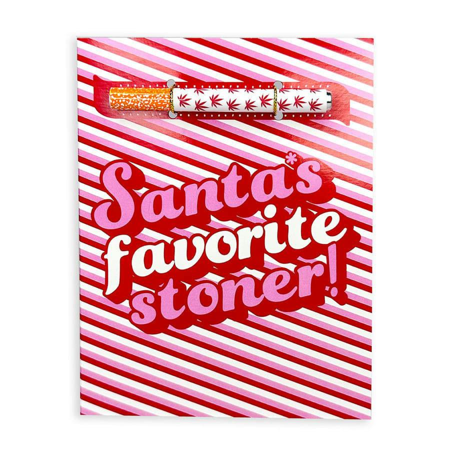 KushKards One Hitter Card - Santa's Favorite Stoner