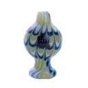 Castle Glass, Swirly Bubble Cap, Yellow