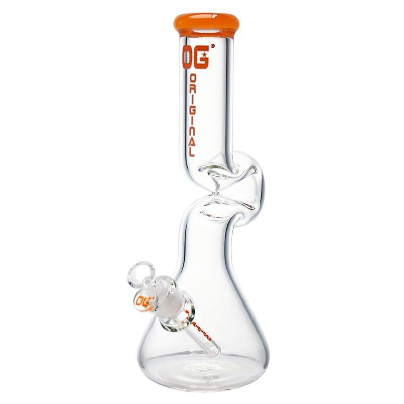14" OG Original Signature Curve Bong, Orange