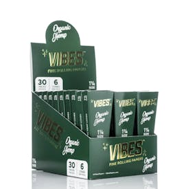 VIBES ORGANIC HEMP 6PK CONES