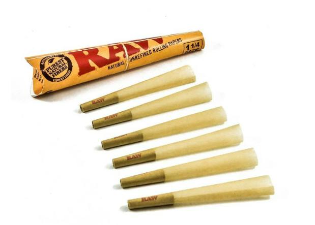 RAW CONES REGULAR 6PK