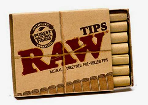 RAW PRE ROLLED TIPS at Gorilla Rx Wellness Co.