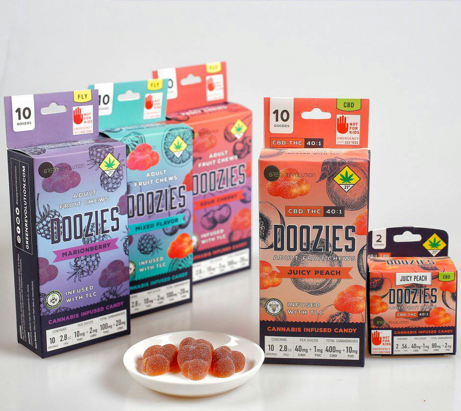 Doozies - CBD 40:1 Marionberry Nano Gummies - 410mg - 2.8oz