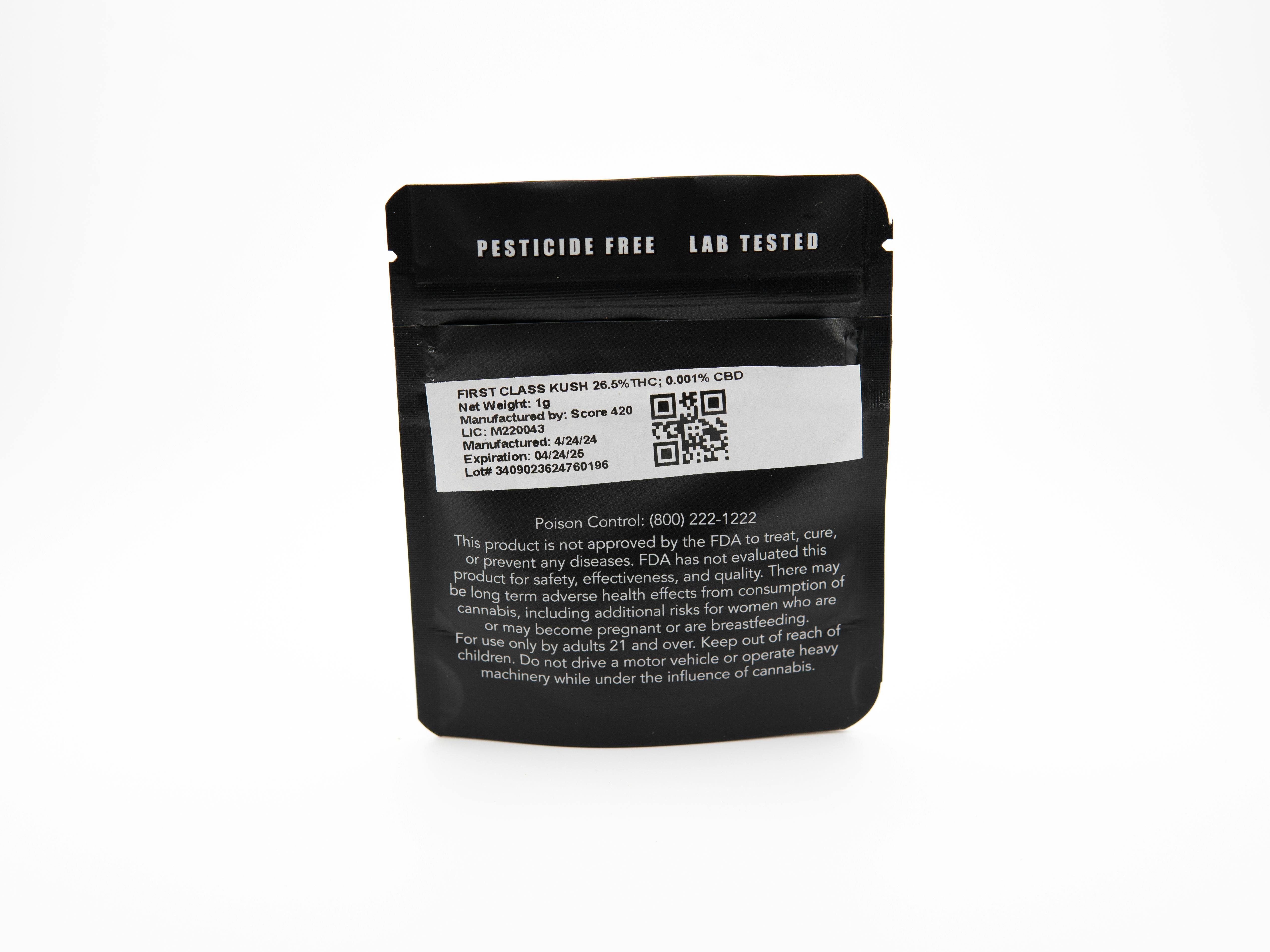 S420 First Class Kush (IH) 1g