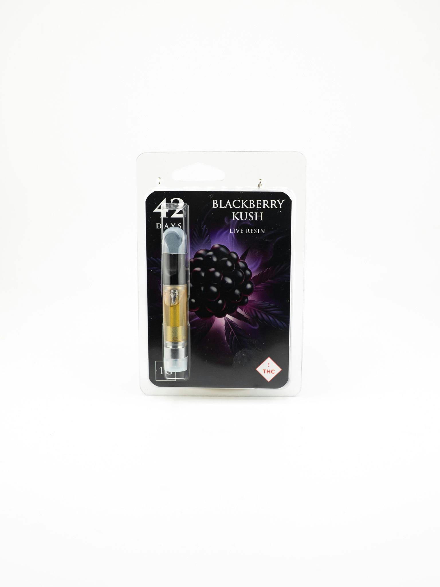 42Days Blackberry Kush (I) Live Resin 1g Cart