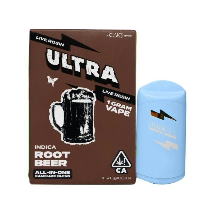 Ultra - Root Beer | 1g AIO | Live Rosin & Resin