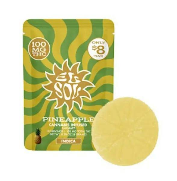 El Sol - Pineapple | 100mg