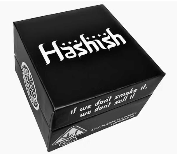 Hashish - Gush Mintz | Black | 1g Temple Ball