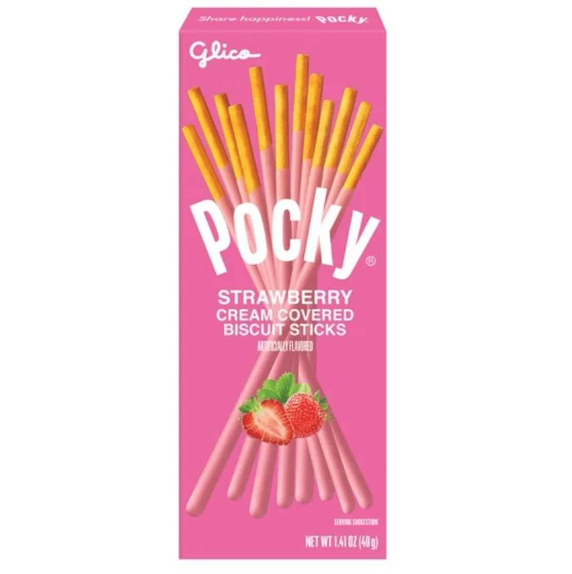 OTC Snacks - Pocky Strawberry Covered Biscuit Sticks | 1.41 oz.