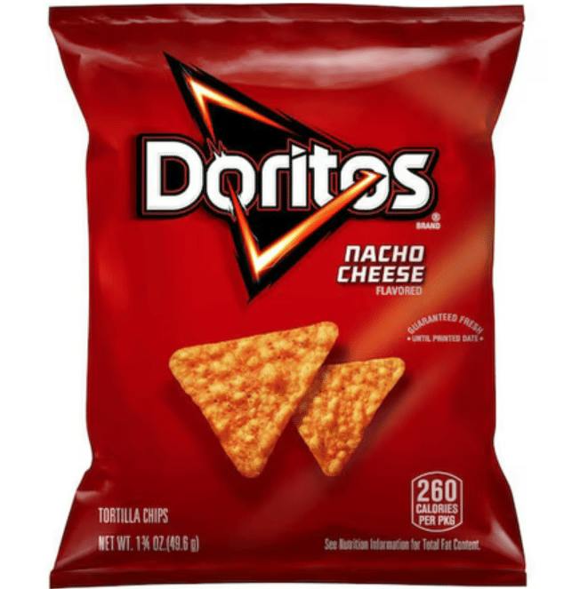 OTC Snacks - Doritos Tortilla Chips | Nacho Cheese | 1.75 oz