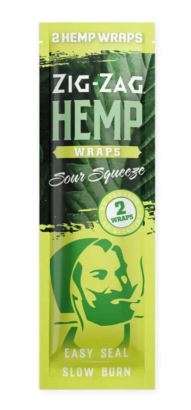 Zig Zag - Hemp Wrap | Sour Squeeze | 2pk