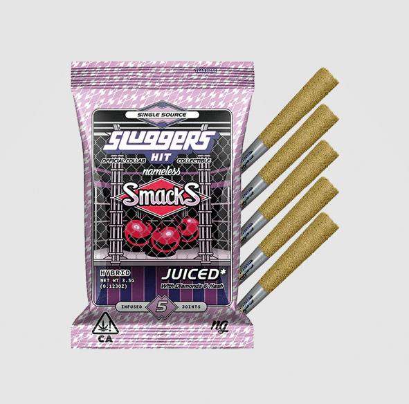 Sluggers Hit - Smacks | 5pk Infused Prerolls - 3.5 items