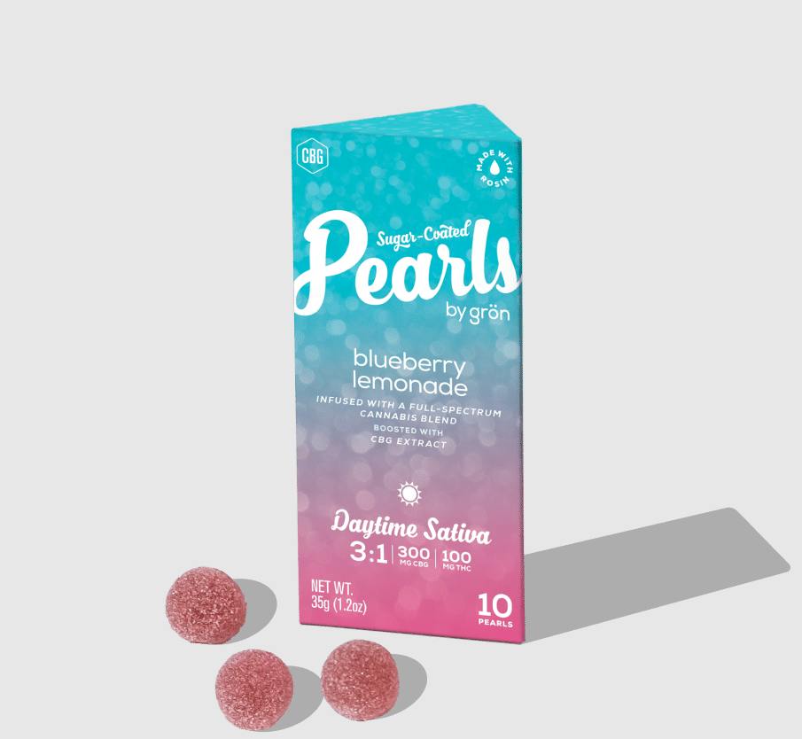 Pearls - Blueberry Lemonade | 3:1 CBG:THC | 10pk Gummies