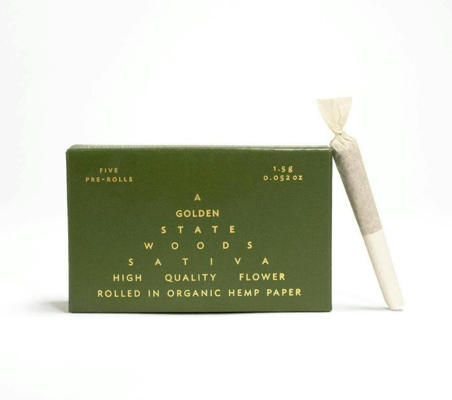 A Golden State - Woods | 5pk Mini Prerolls - 1.5 items