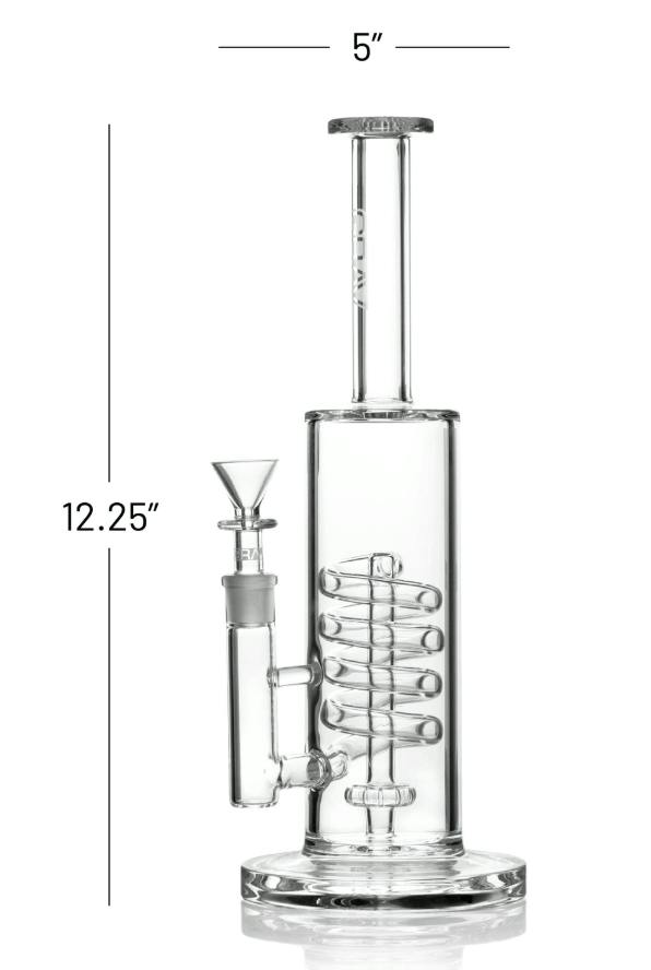 GRAV - Coil Showerhead Bong | Clear