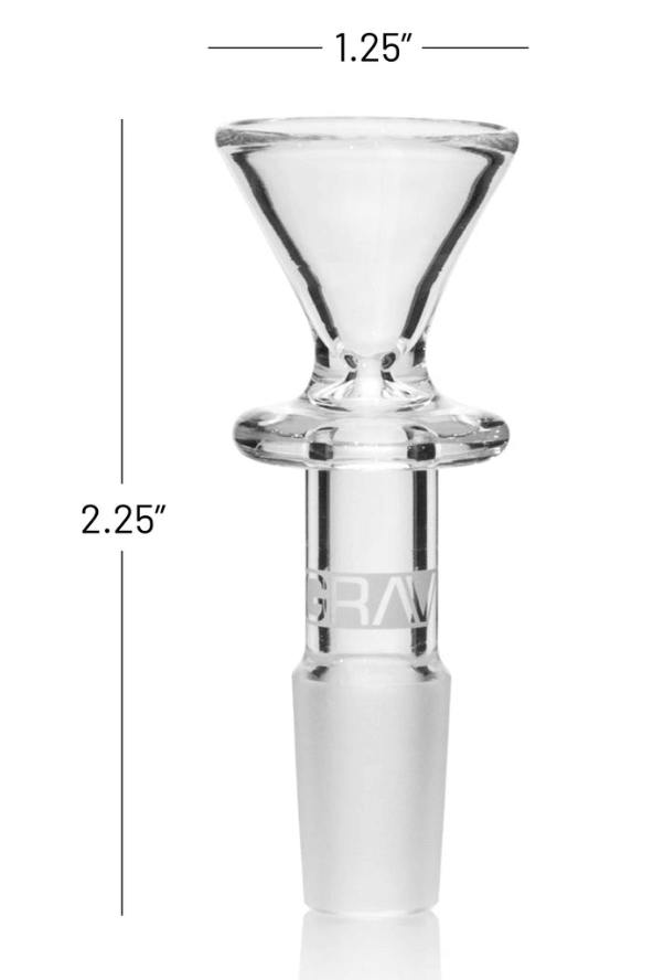 GRAV - 14mm Funnel Bowl | Clear