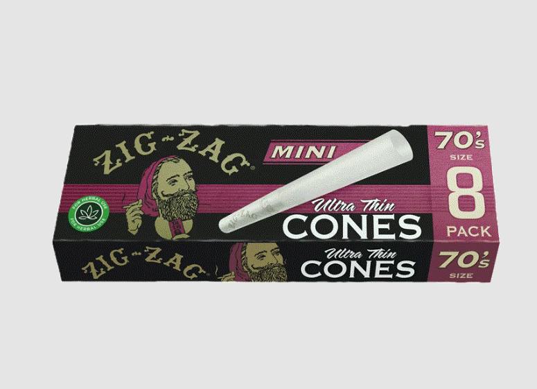 Zig Zag - Mini Ultra Thin Cones | 8pk